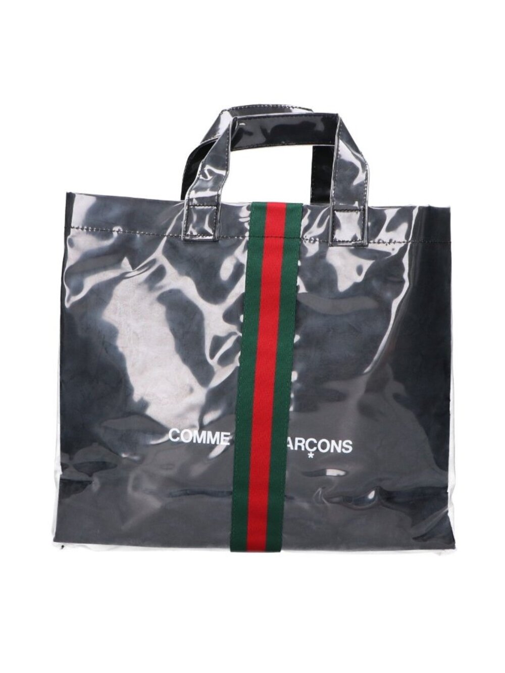 Gucci Comme Des Garcons Sherry Line Vinyl Tote Bag